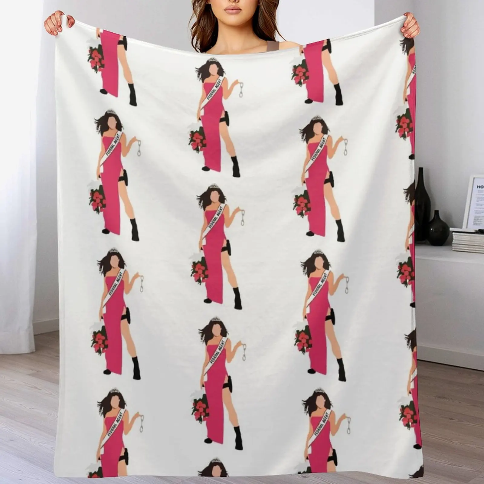 

Miss Congeniality Throw Blanket Luxurious Soft Blanket Holiday Gift for Family