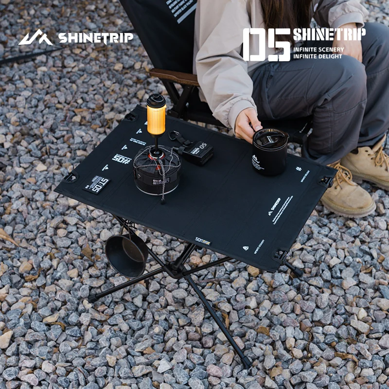 

ShineTrip Outdoor 05 Series Lightweight Folding Fabric Table with Filling and Strong Support for Desktop Hiking Camping Table