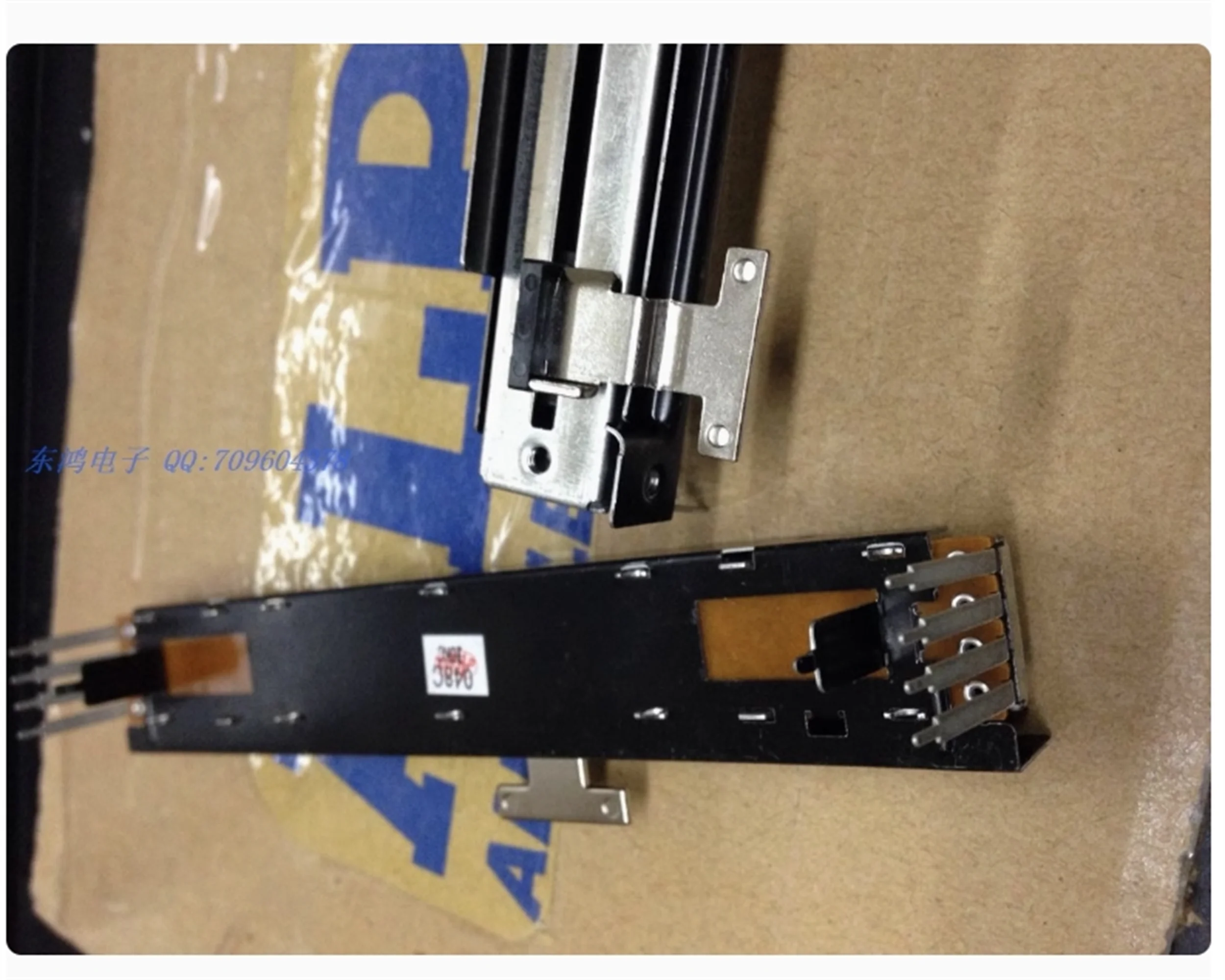 1 PCS Japanese ALPS Alpine 12.8cm sliding potentiometer dual 10KC * 2 vertical and side adjustable 8-pin shaft length 8MM