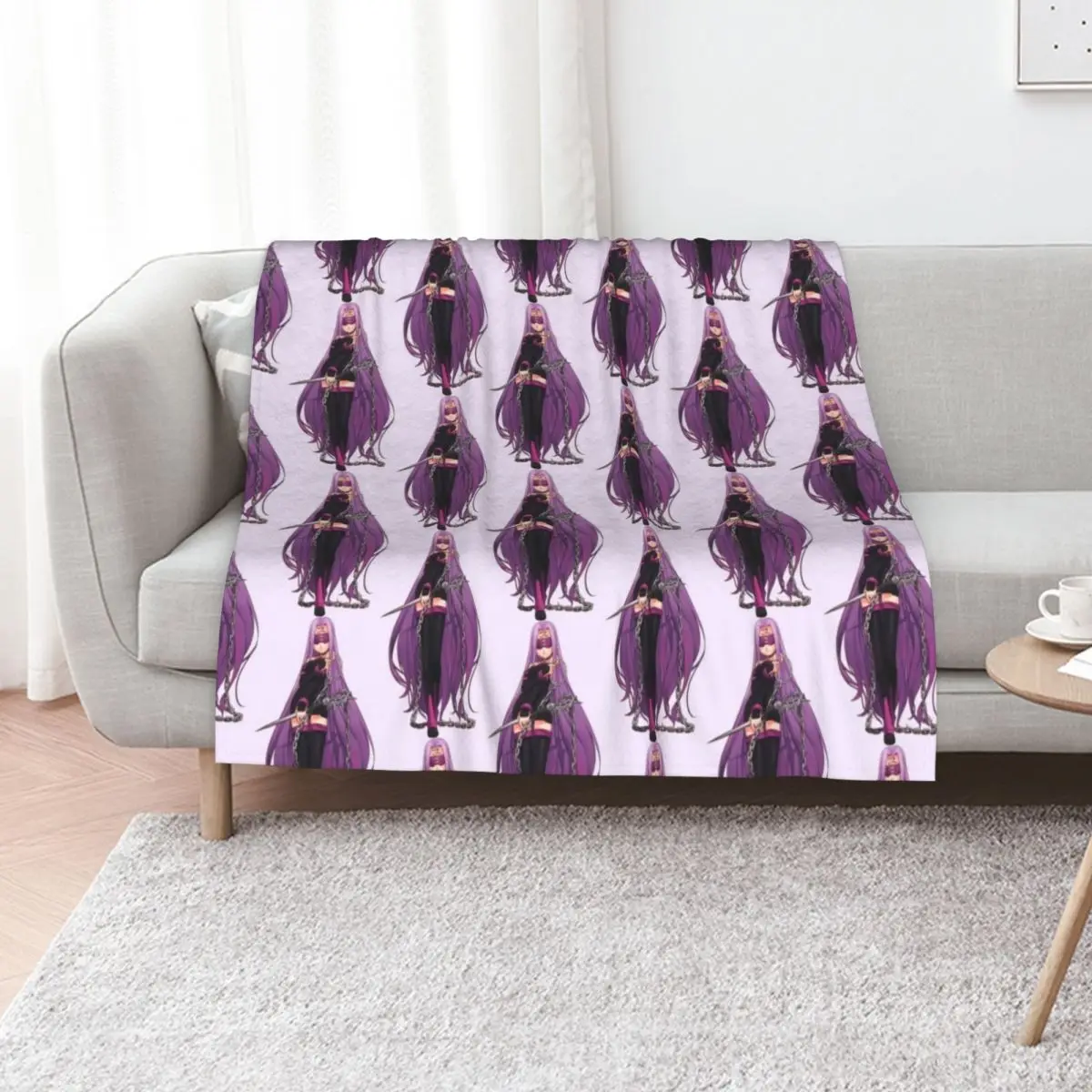 

Medusa Rider Fate Stay Night Throw Blanket anime bed plaid Furry Picnic Blankets