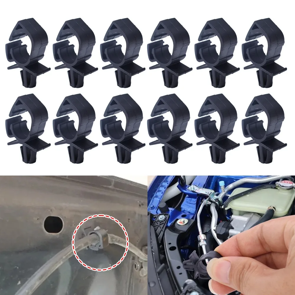 100/5pcs Car Wiring Harness Fastener Cable Ties Manager Car Route Cable Clamp Fixed Retainer Clip Car Wire Organizers Accessorie
