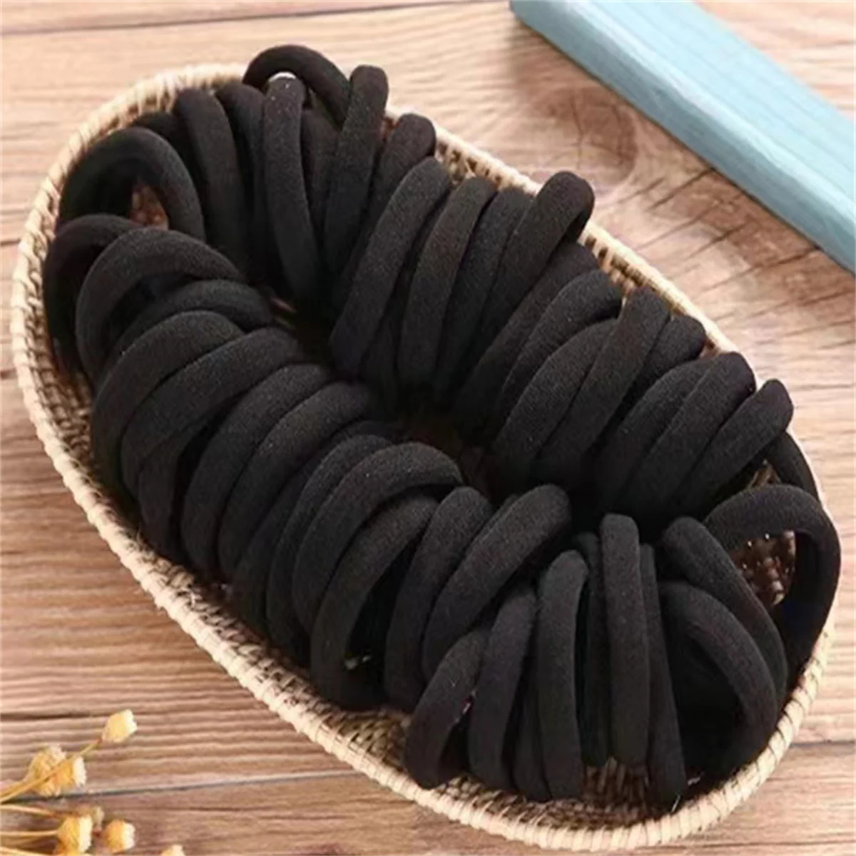 100pcs thick hair rope, high elastic hair ring, ladies hair accessories