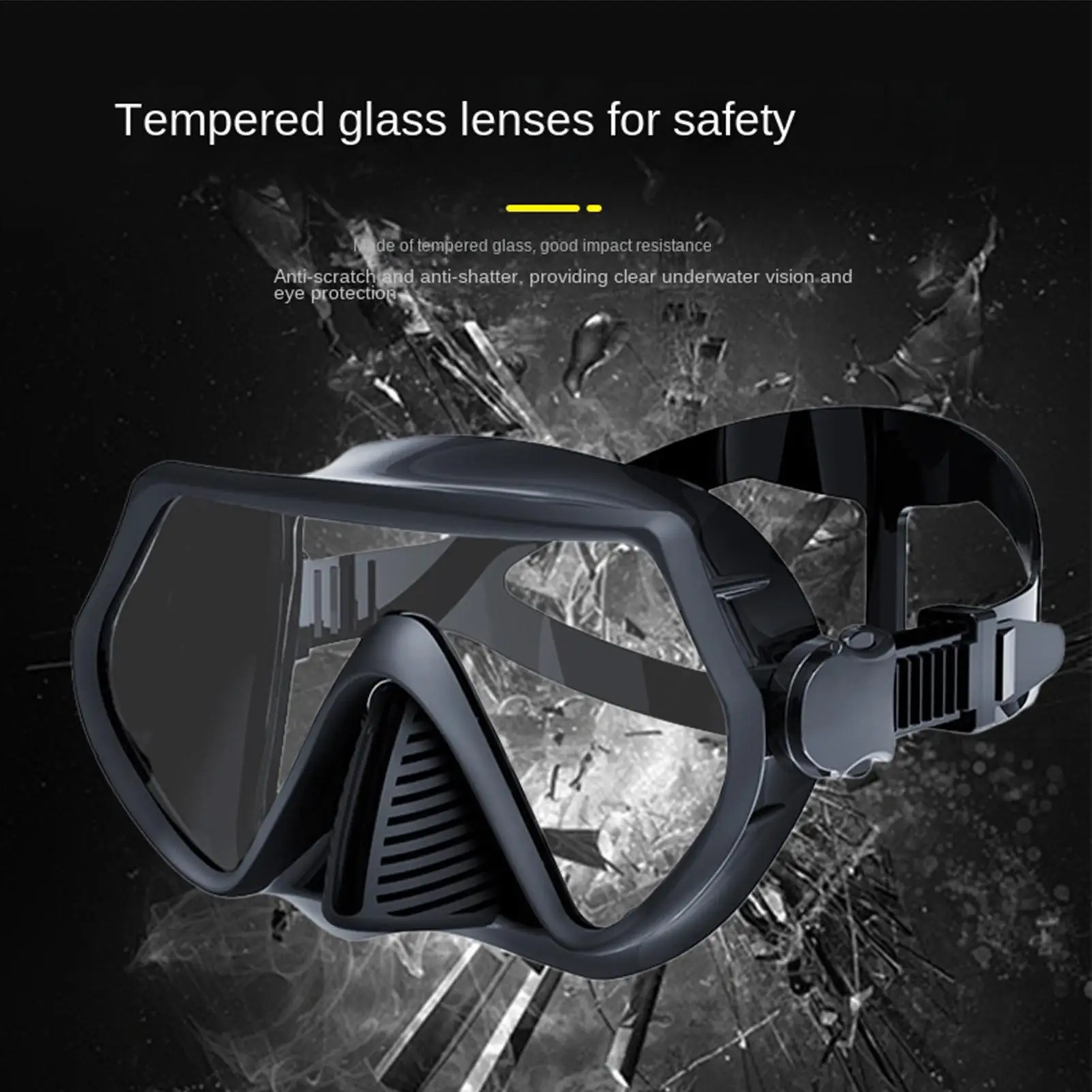 Diving Goggles Adult No Leakage Clear Vision Adjustable Wide View Teens Dive Swim Training Gear For Teenagers Enthusiasts