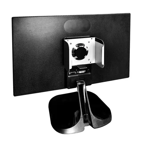 Under Desk Mount for Apple Mac Mini M4 Space-Saving Wall Mount Stand Metal Behind The Monitor Support Monut PC Accessories