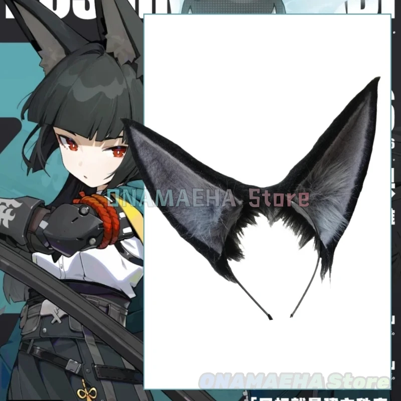 

Hoshimi Miyabi Косплей ZZZ Game Zenless Zone Zero Черные уши Шпилька для волос Ролевая вечеринка на Хэллоуин Ролевая игра Реквизит для косплея