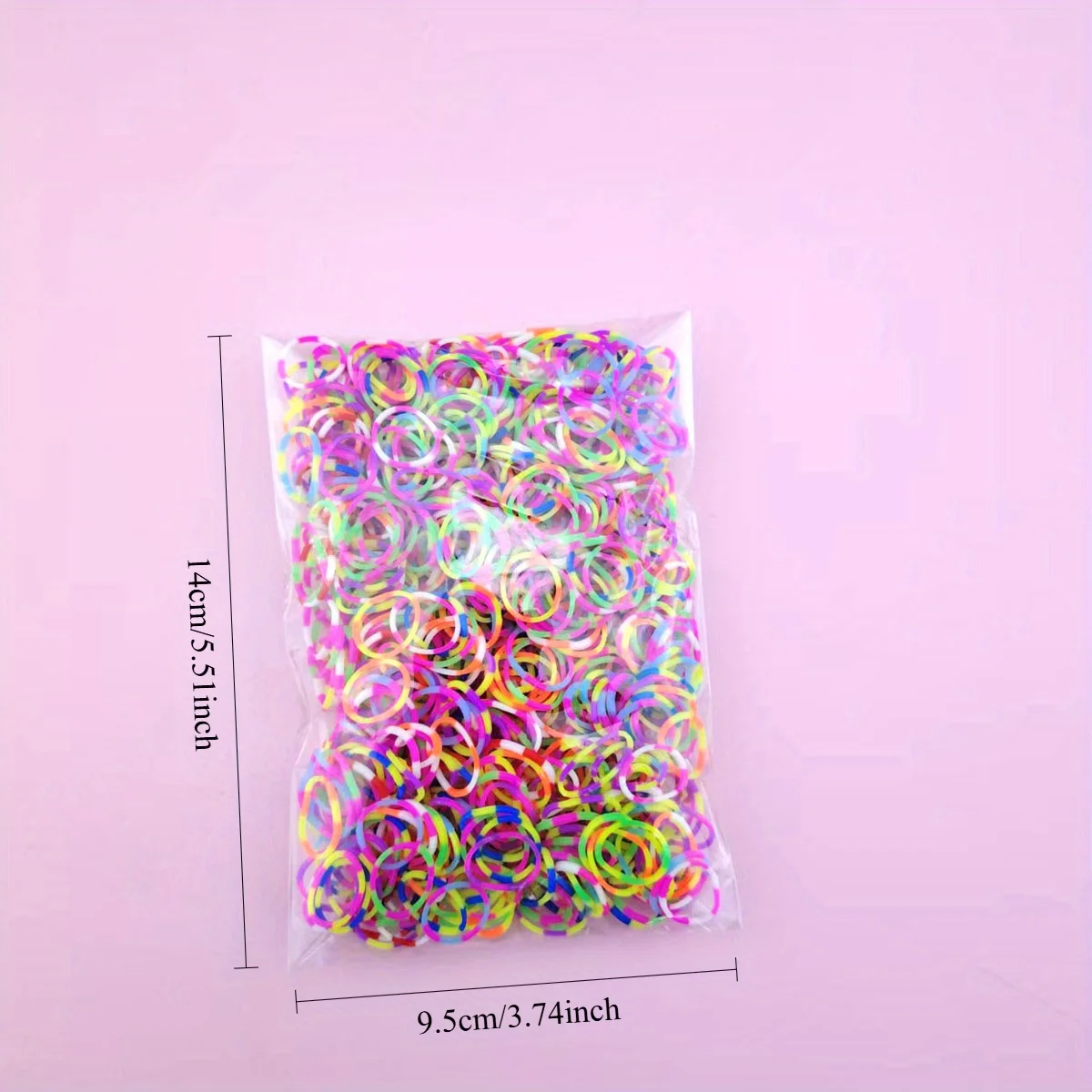 600 قطعة لون الألوان تلوح في الأفق العصابات أساور عدة فتاة هدية مطاطا النسيج جلد الحرفية DIY بها بنفسك صنع المجوهرات اكسسوارات لوازم