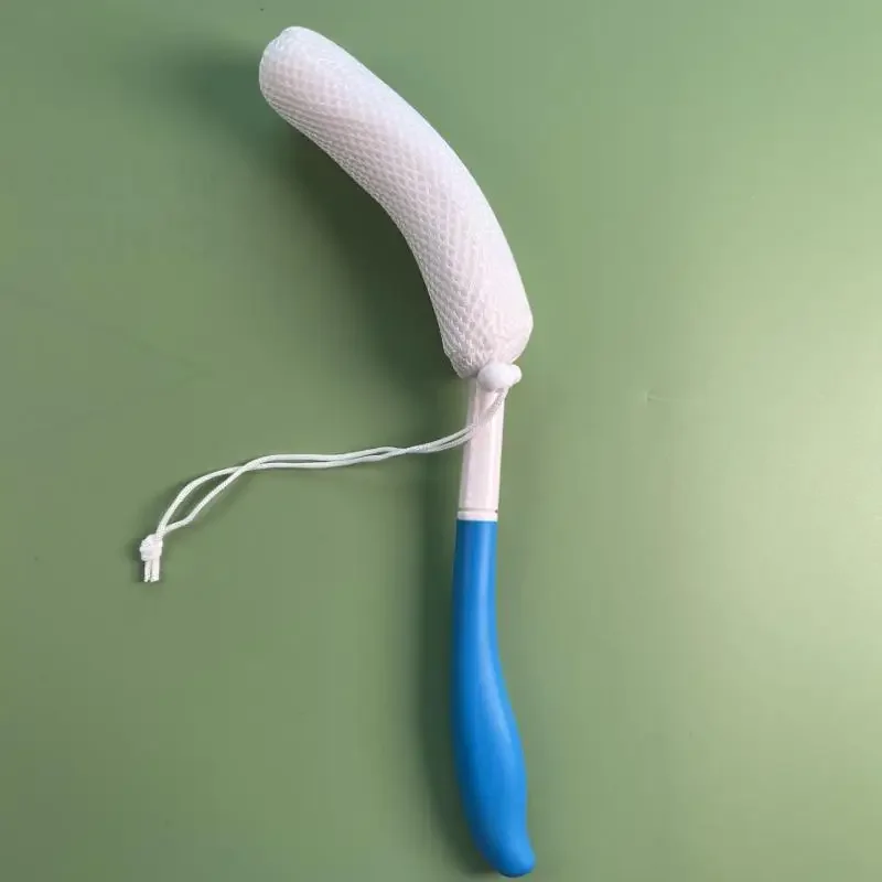 1 Pcs 목욕 소프트 백 스크러버 브러시 목욕 샤워 스크러빙 메쉬 브러시 핸들 엑스 폴리 에이 팅 스크럽 마사지 목욕 용품