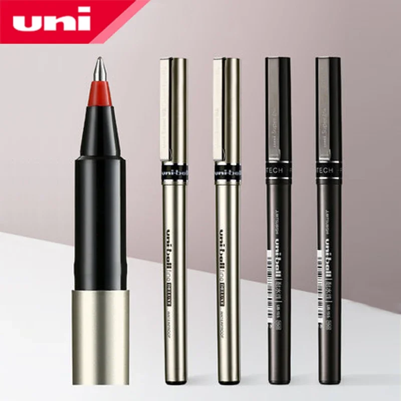 

3/6/12Pcs UNI Gel Pen UB-155/UB-177 Straight Liquid Ballpoint Pen 0.5/0.7mm Quick-Dry Signature Pen Writing Smooth