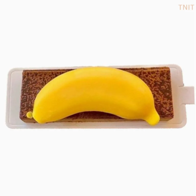 [J] Fruit Banana Silicone Mousse Cake Mold Cake Decoration Chocolate Mold Reusable Making Moulds Dessert Tool