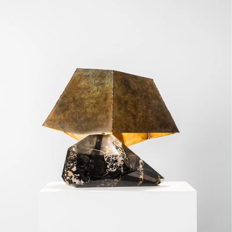 Nordic modern simple light luxury designer living room bedroom model room decorative table lamp