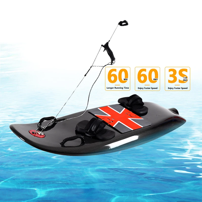 Factory Wholesale Carbon Fiber 12KW High Power Engine Electric Surfboard Motorized Electric Surfboards for Watersports