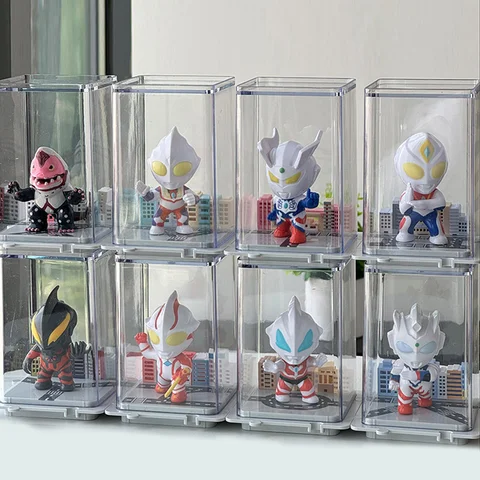 Genuine Ultraman Monster Anime Cool Blind Box Corner Bumper Action Figure Decoration Toys Birthday Gifts Night Light Kids Boy
