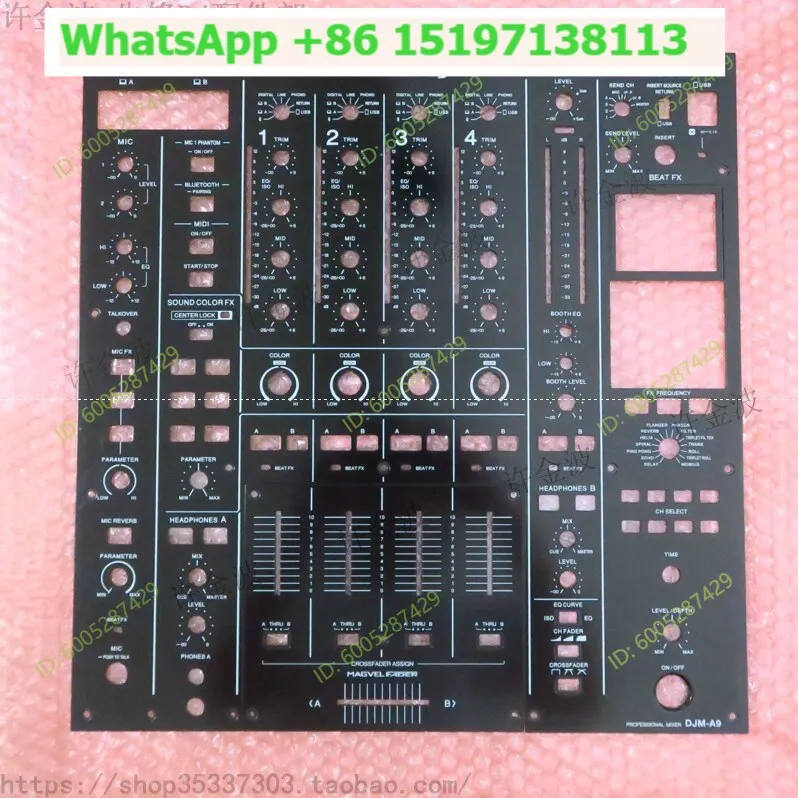 Original for Pioneer DJM-A9 Iron Panel DNB1288 DAH3386