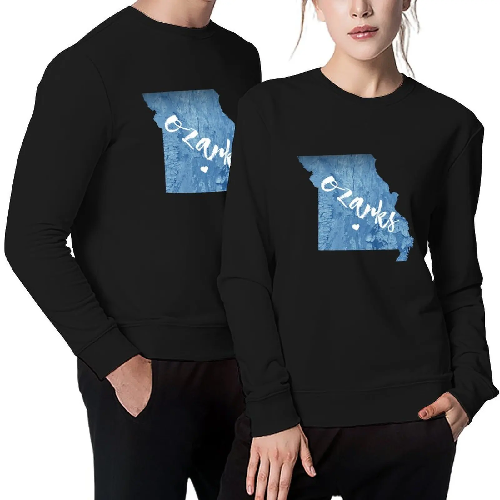 

Ozarks, Missouri Wood Grain Pullover men's sweat-shirt set fashion men graphic t shirts men tracksuit men's sweatshirts