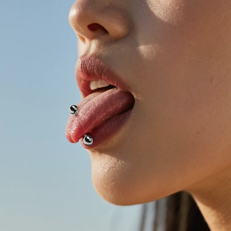 16G Internally Threaded Titanium Straight Barbell Body Piercing Jewelry for Sensitive Ears Lip Nipple Tongue Rings