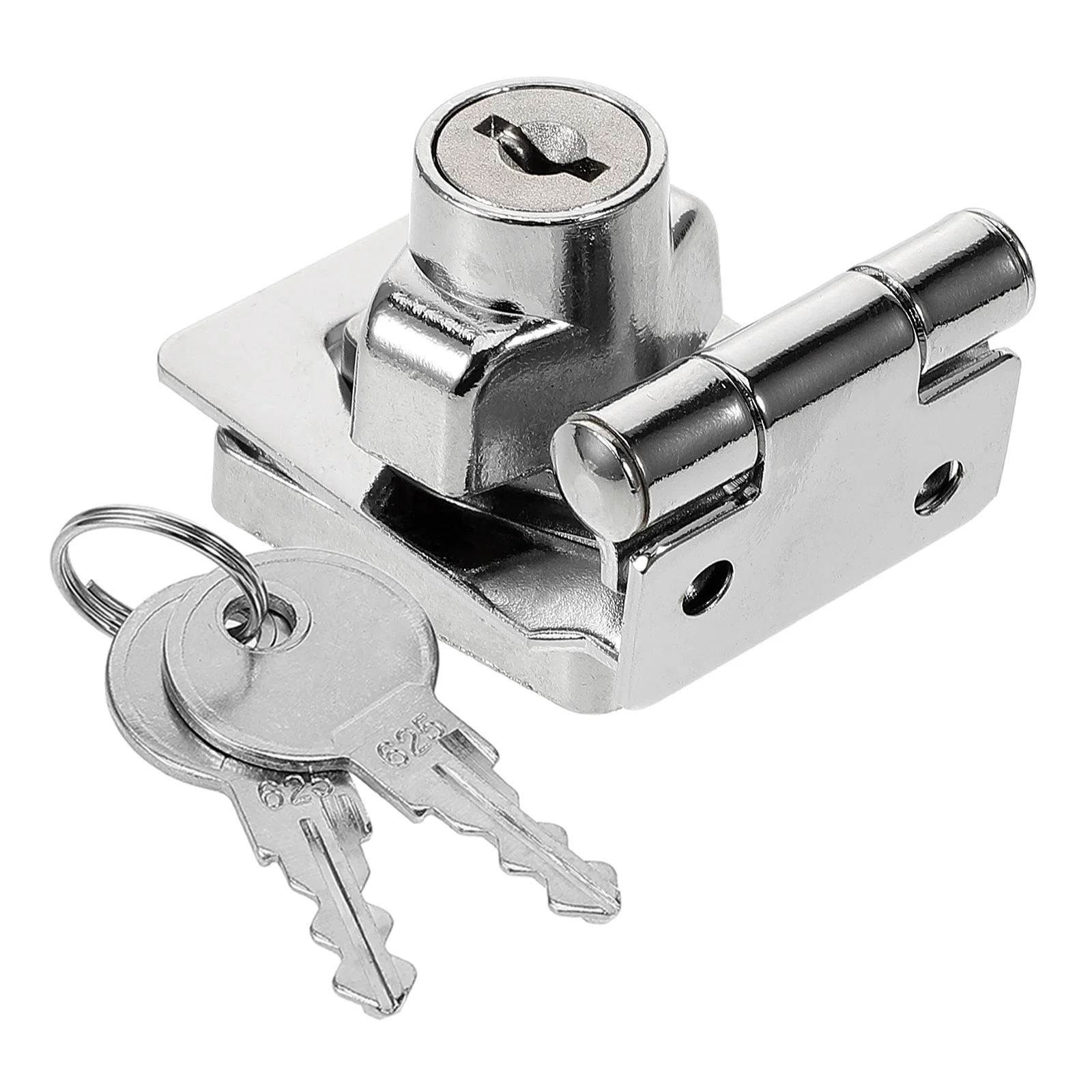 

1 set 1 Set Glass Replacement File Security Heavy Duty Showcase Door Locks For Storage Units Display Cases Stainless Steel Iron