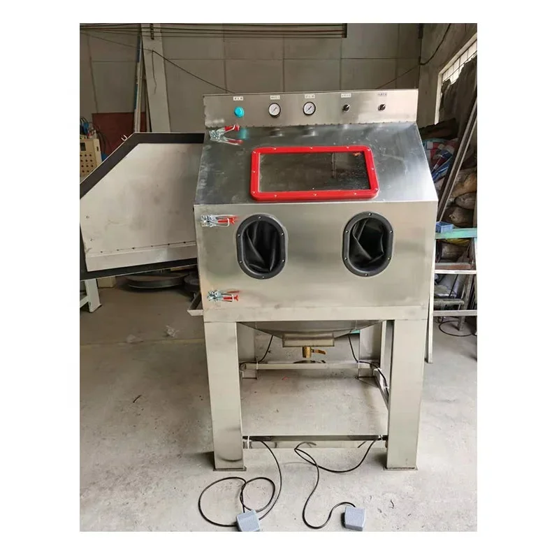 water cycle sandblaster Spray Portable Cost Automatic Wheel Sandblasting Machine For Refitting  sand blower