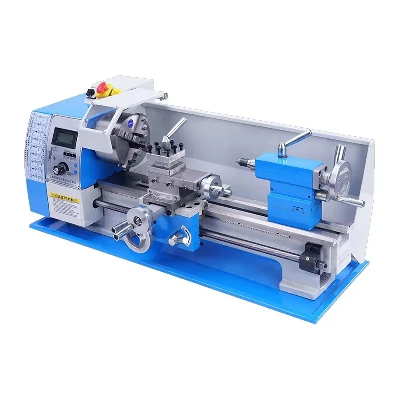 Metal Manual Lathe Machine 850 W Precision Mini Variable Turning Machine CTZ210