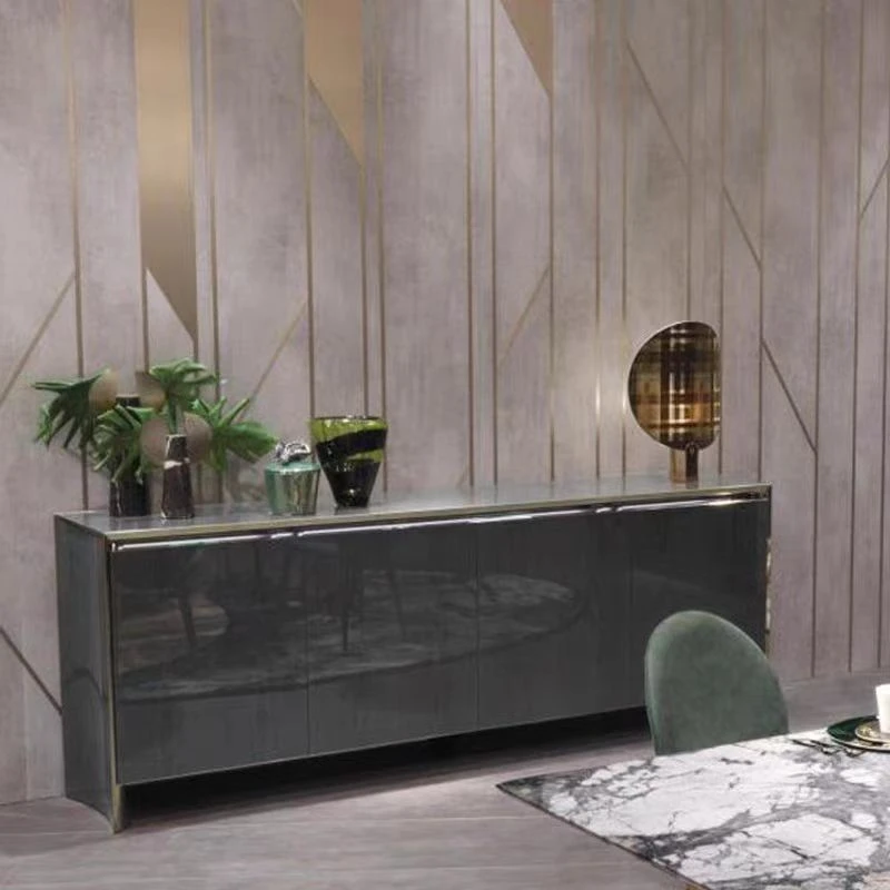 

ld 30 Italian light luxury dining side cabinet post-modern simple entrance decoration luxury TV cabinet high-end