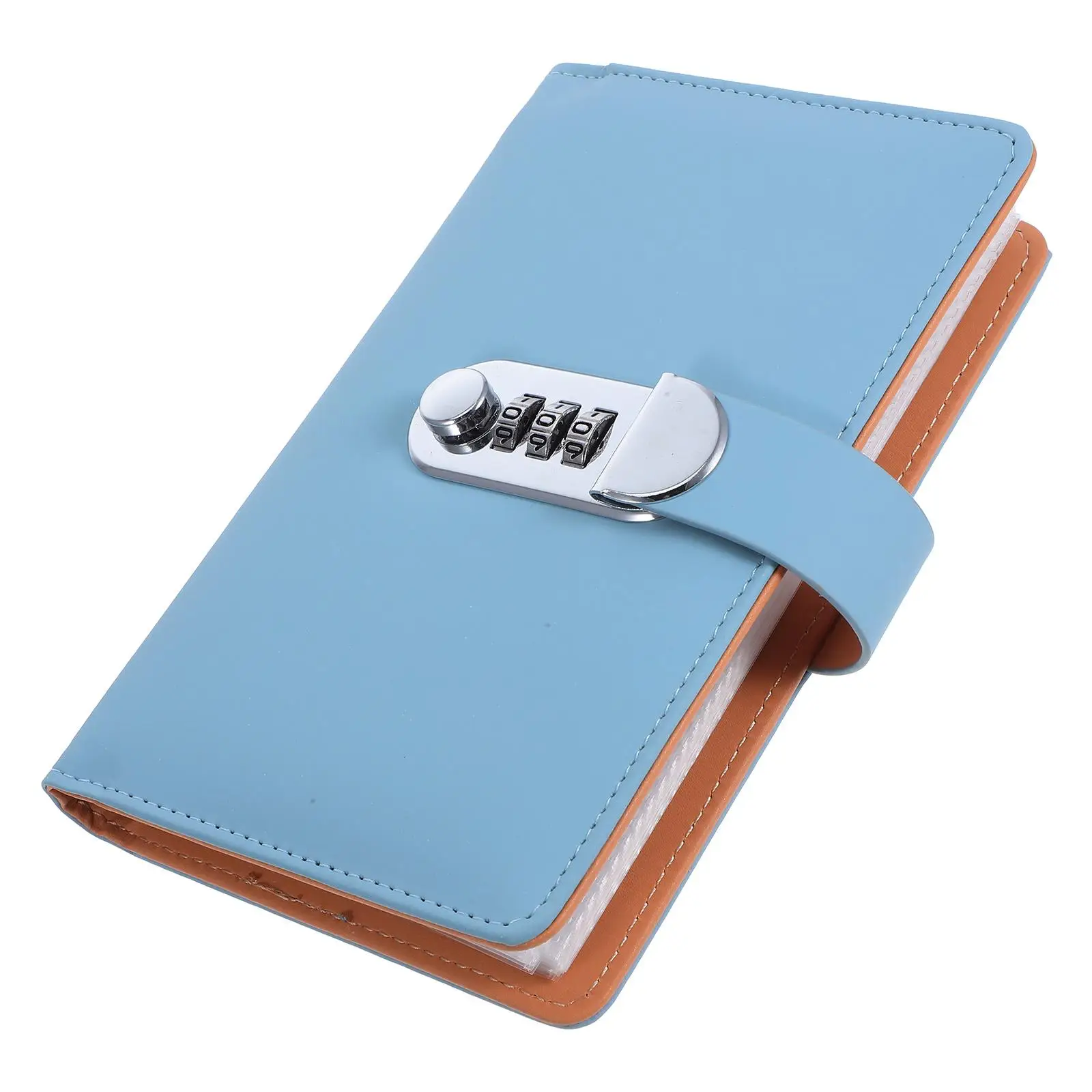 

Password Lock Cash Storage Binder Large Capacity Waterproof Design Princess Notebook Style Money Planner Saving Journal