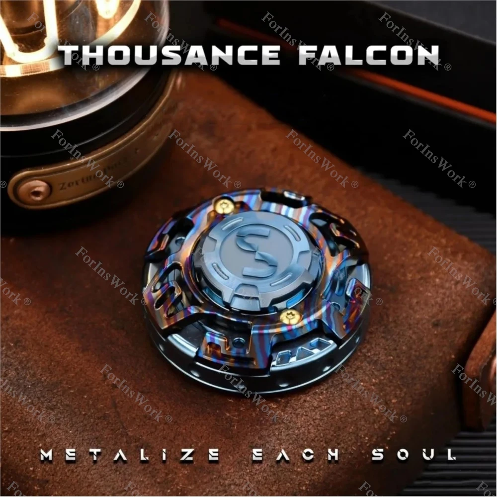 METILIS Thousance Falcon Zirconium Damas Fidget Spinner Adultes Spinner Métallique Fidget Jouets Autisme Limité 80 pièces