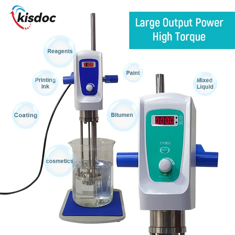 

Laboratory Digital Homogenizer, Power Increasing High-speed Shear Cosmetic Disperser, Homogenizer
