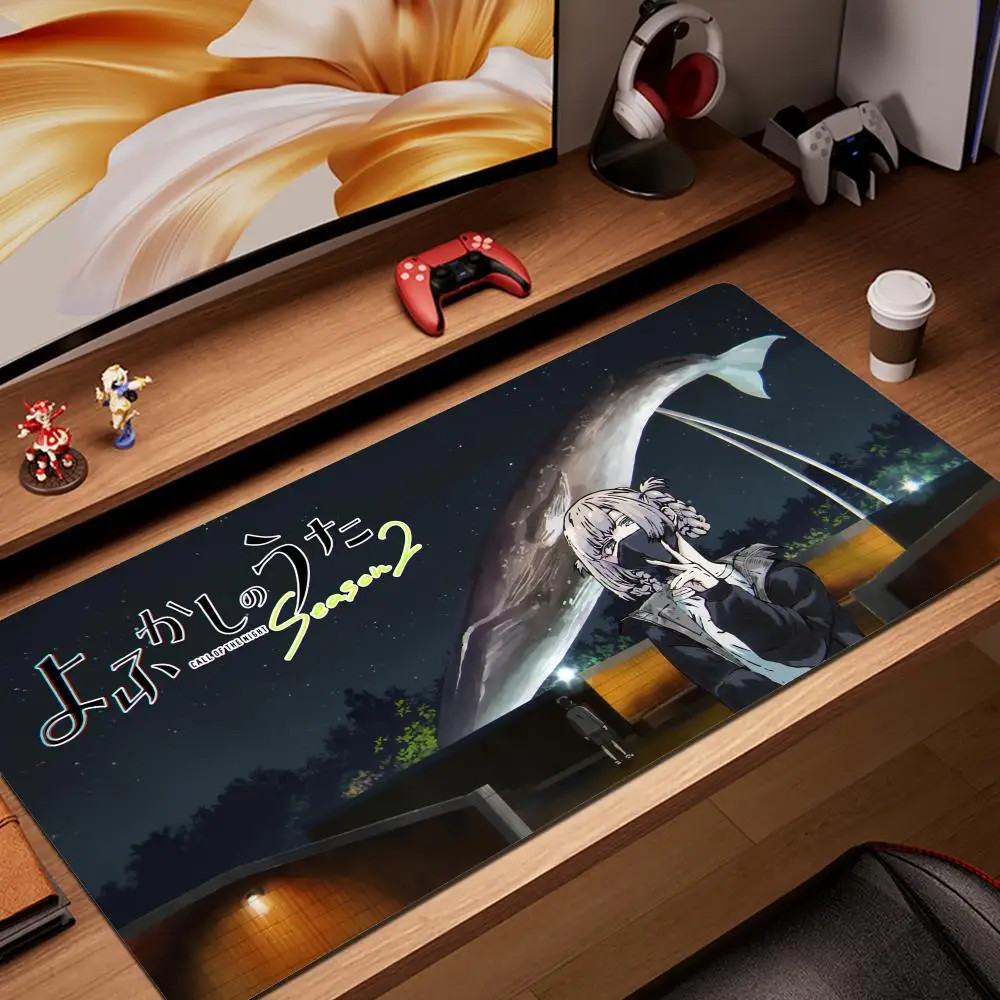 

Hot Anime Call of the Night Rubber Mouse Pad Gaming Accessories Desk Protector Mat Keyboards Gamers Decoracion Mat Large Rug