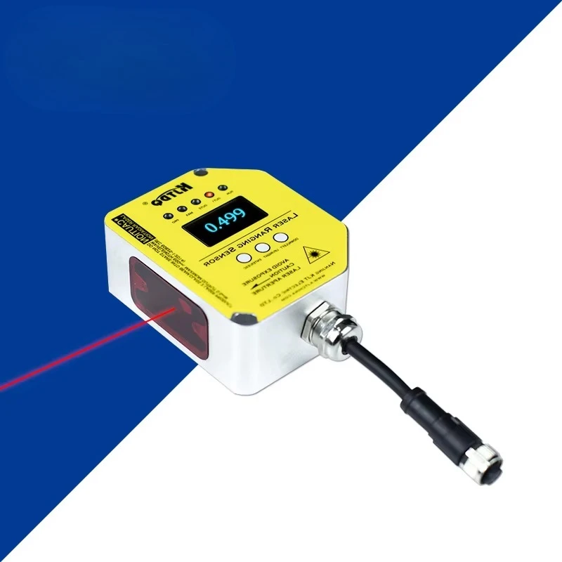 KJT TLS-05C High Frequency  5m OLED Digital Display Measurement Laser Displacement Sensor with Analog Output PNP NPN Switch