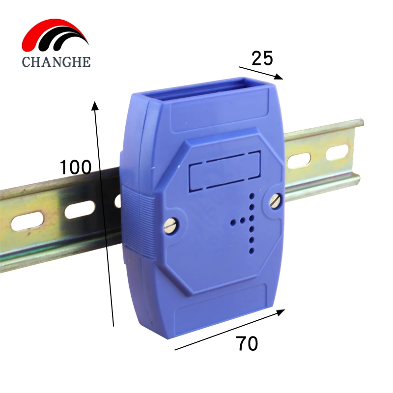 Adam module isolation housing rail type junction housing plastic box plastic housing 100 * 70 * 25 with short card