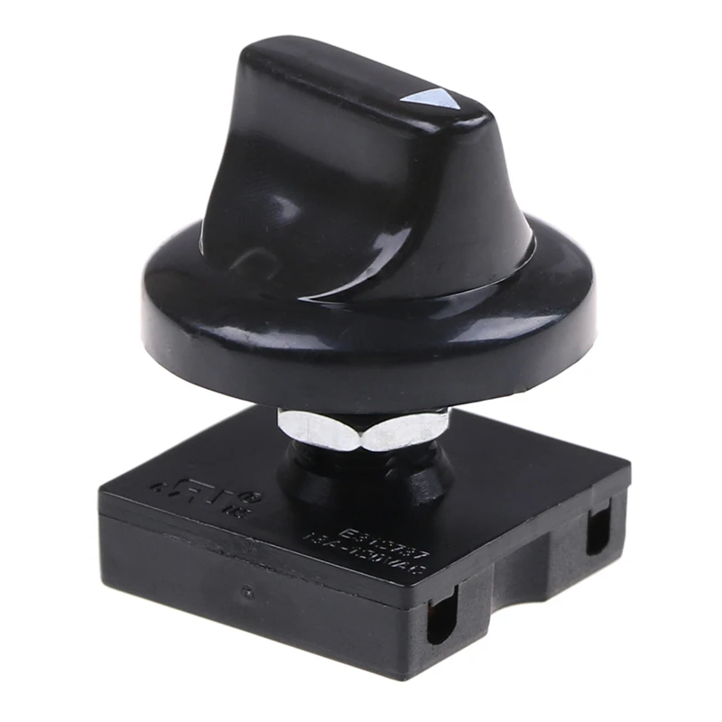 4-Position 3-Speed Fan Selector Rotary Switch Governor with Knob 13AMP 120V-250V