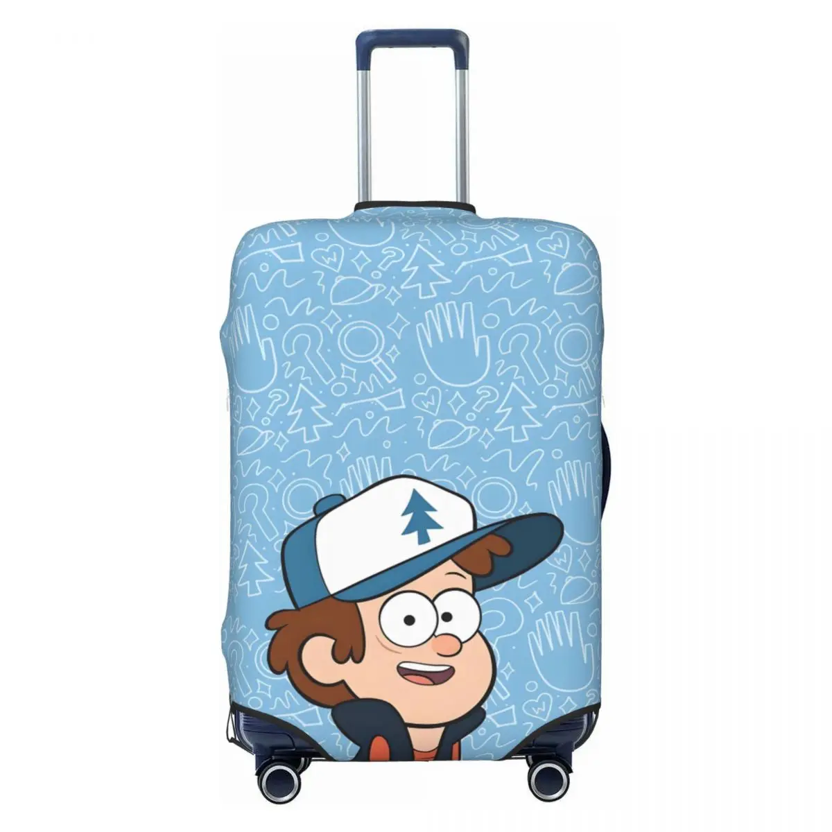 

Custom G-Gravityes Cartoon Funny Anime Luggage Cover Elastic Comic Travel Suitcase Protective Covers Suit For 18-32 inch