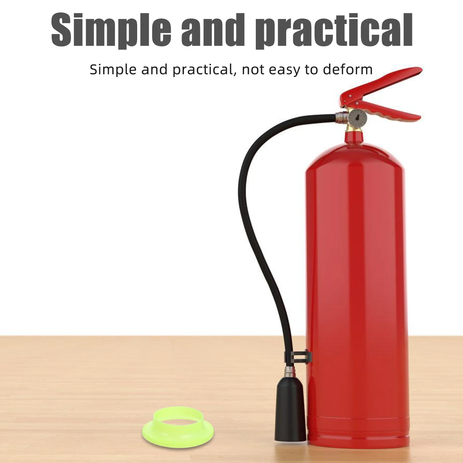 100Pcs Glow in The Extinguisher Rings Luminous Safety Markers for Emergency Visibility Replacement Extinguisher