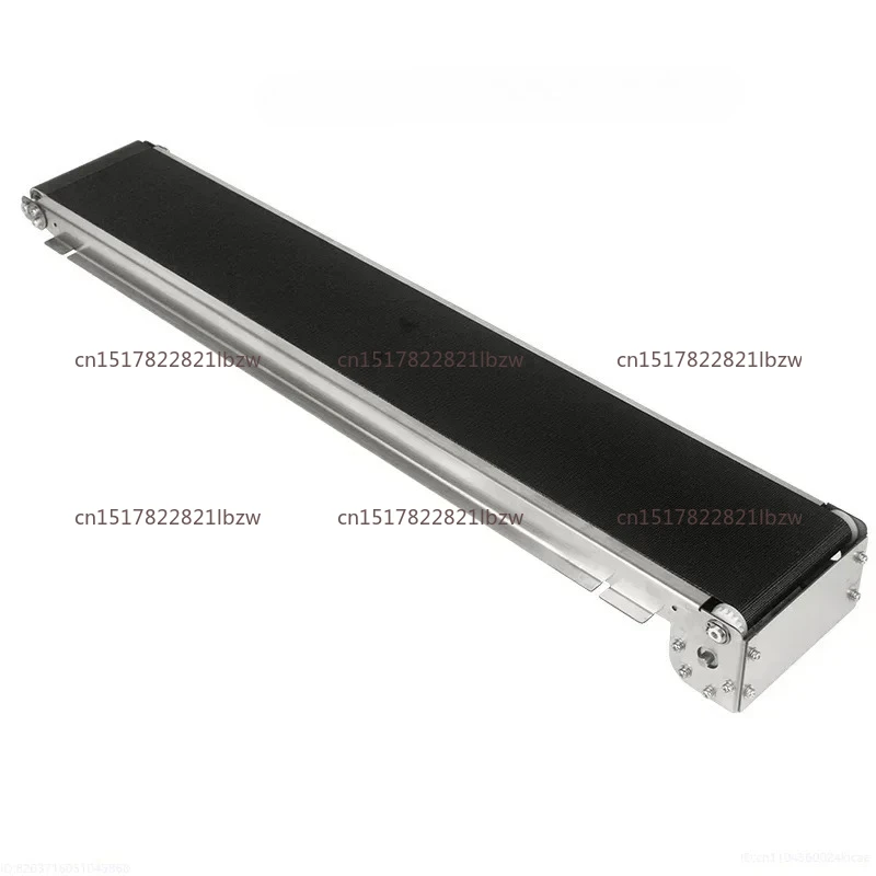 Stainless Steel Conveyor 460mm 552mm 600mm Mini Conveyor PU Belt Vending Machine 24V Track Cargo Lane Automatic Conveyor Belt
