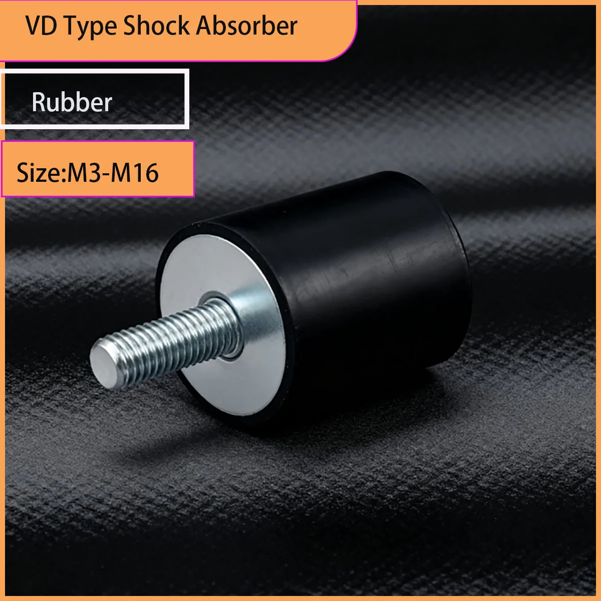 

VD-Type Rubber Shock Absorber Anti Vibration Isolation Mount - M3-M16for Industrial Machinery Equipment Noise Reduction