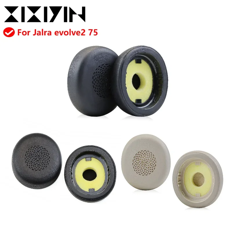 

Replacement Protein skin Ear pads With buckle for Jabra Evolve2 75 (2gen) Gaming Headphones Earmuff Repair Parts