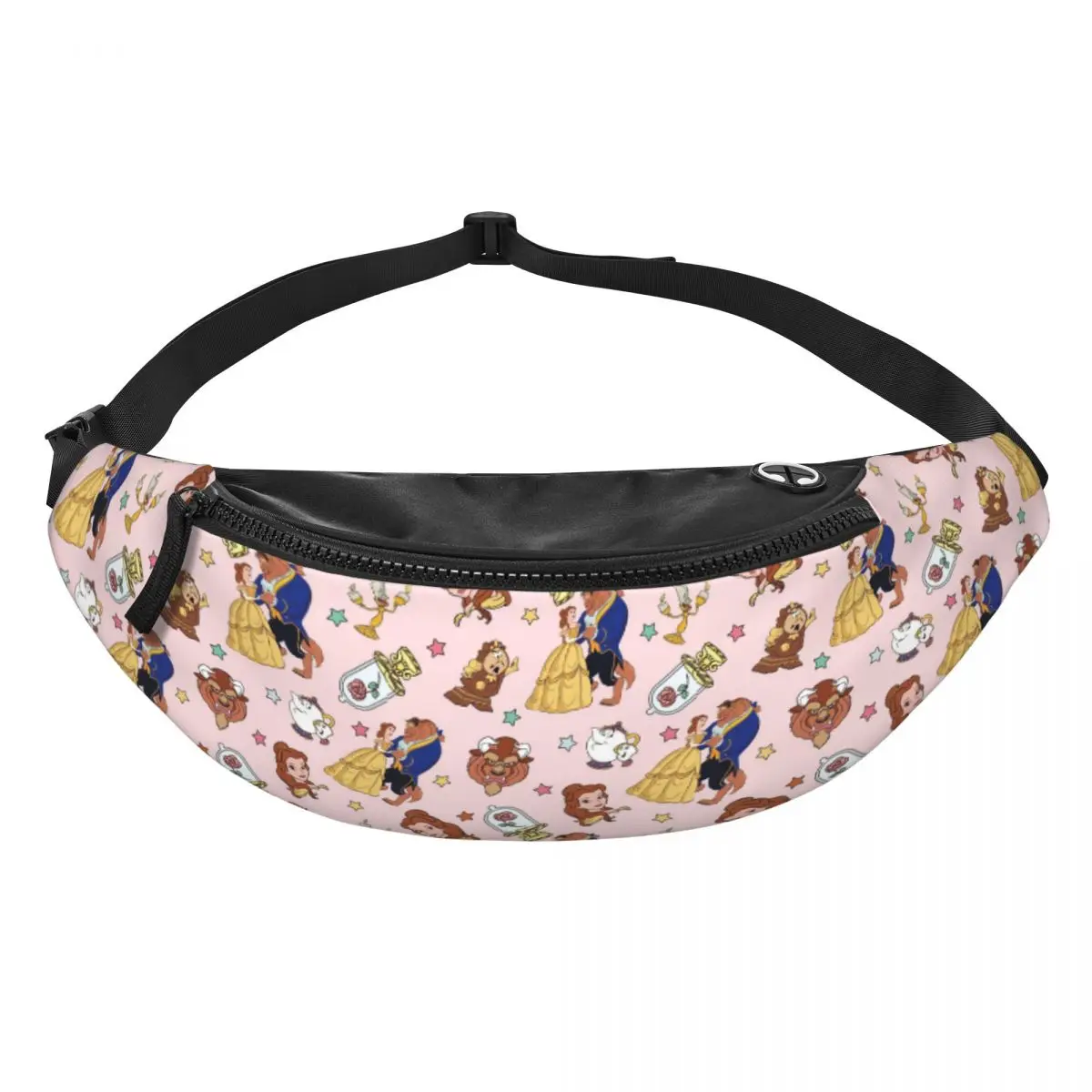 

Стильная поясная сумка-бананка «Красавица и Чудовище» для мужчин и женщин, для путешествий, для телефона и денег