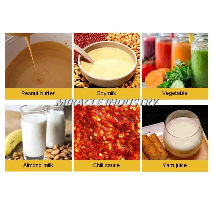Small Tomato Paste Processing Colloid Mill High Efficiency Automatic Tomato Sauce Making Machine Customized