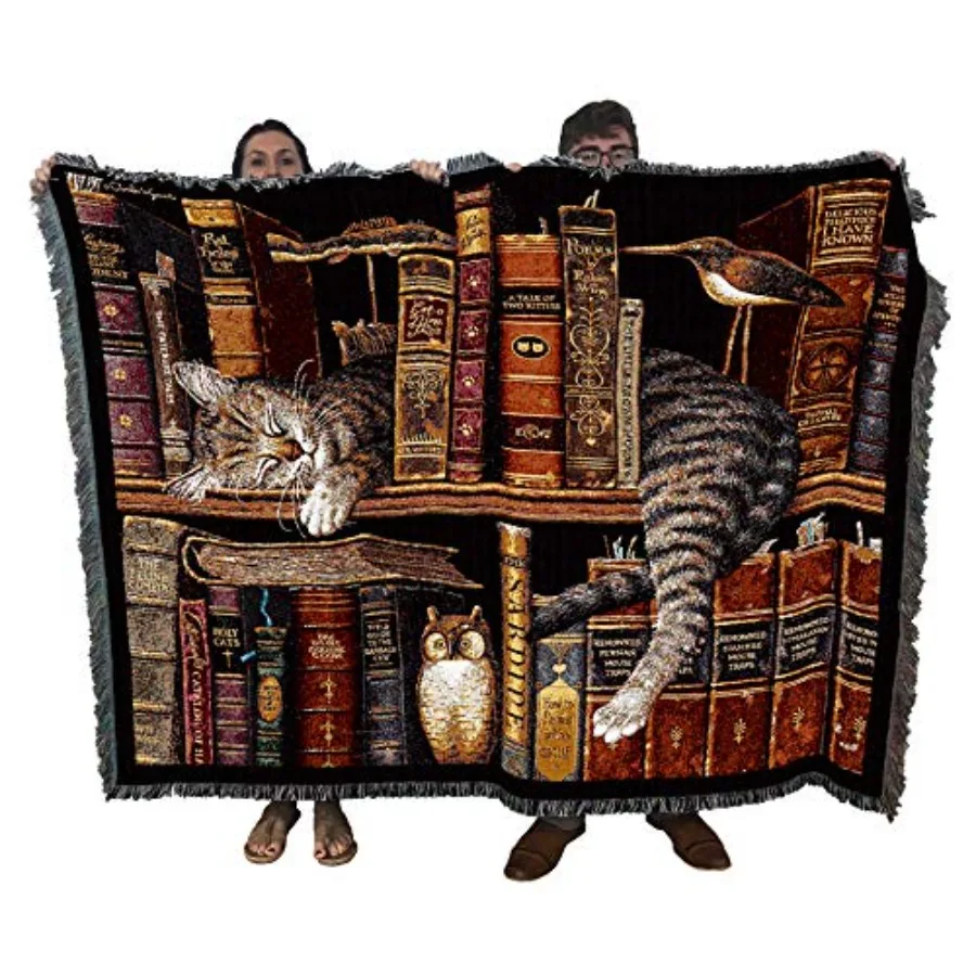 

Плед e Literate от Charles Soi - Подарок для влюбленных - Тканый хлопковый плед - Сделано в Китае A 724