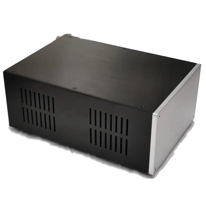 Preamp/Power Amp/Integrated Amp Omnidirectional Placement,210x120x210MM Full Aluminum Alloy Chassis for Tube/Valve Amplifier