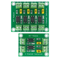 2/4 Channel PC817 Optocoupler Isolation Board Voltage Converter Adapter 3.3V to 5V Module 3.6-30V Driver Photoelectric Isolated