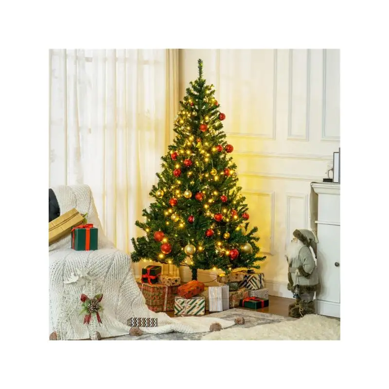 

Рождественская елка длиной 6 футов — идеальный праздничный декор для дома, офиса или вечеринок. Идеально подходит для украшения праздничного сезона.