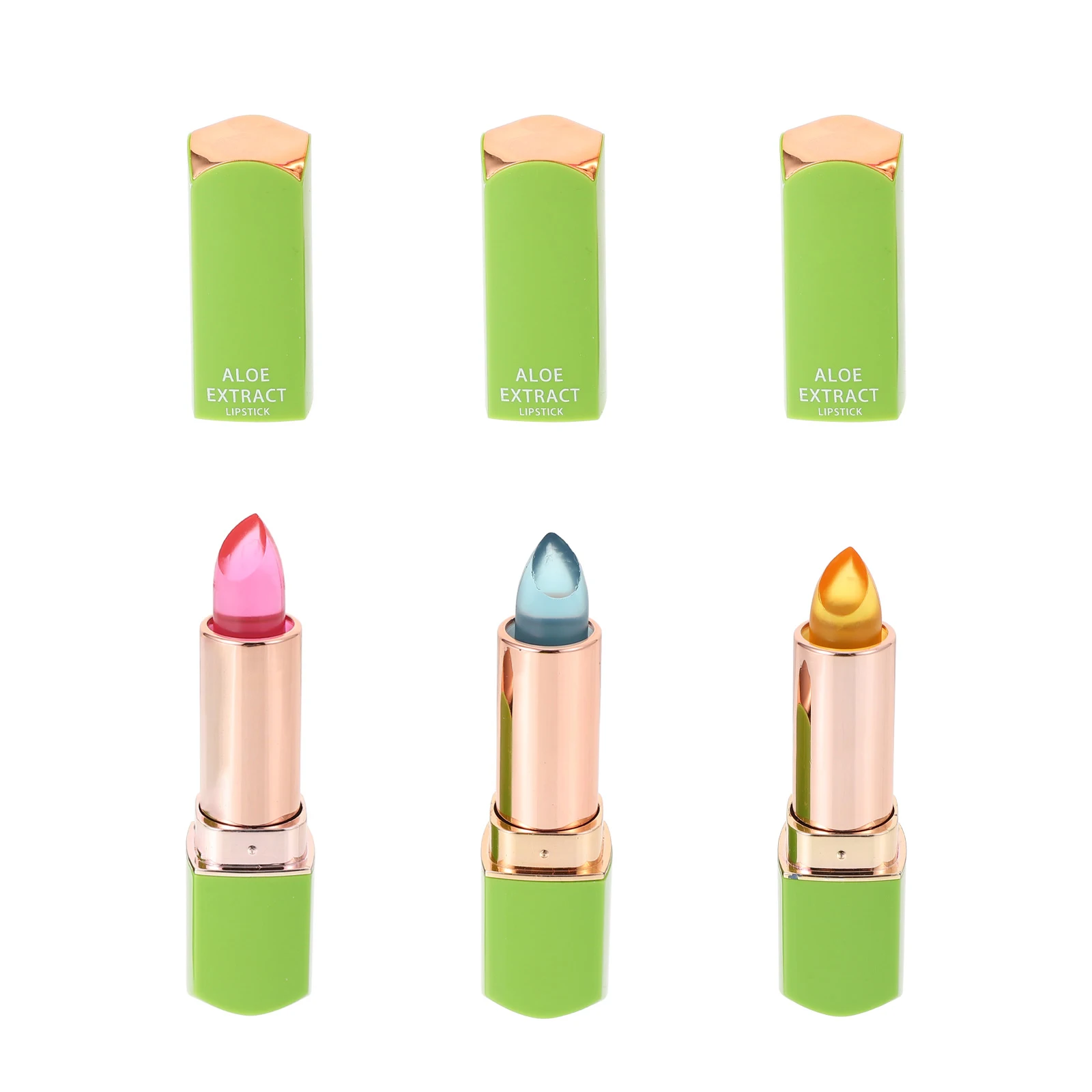 

3pcs Moisturizing Lipstick Set Plumping Long Lasting Lip Gloss For Women Compact Travel Size