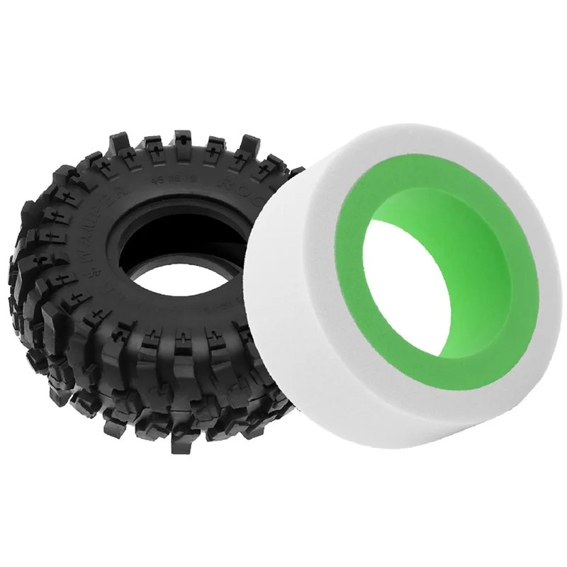 

A01M-4Pcs 118 мм колесные шины с двухступенчатой пенопластовой вставкой из ЭВА для 1/10 RC гусеничного грузовика, колесная шина AXIAL SCX10 WRAITH