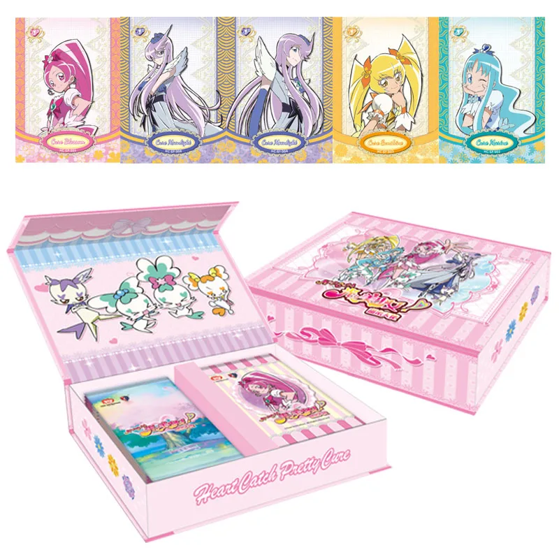 

Japanese Heart Catch Pretty Cure Peripheral Collection Flash Cards Anime Character TCG Game Playing Board Card Toys Kids Gifts