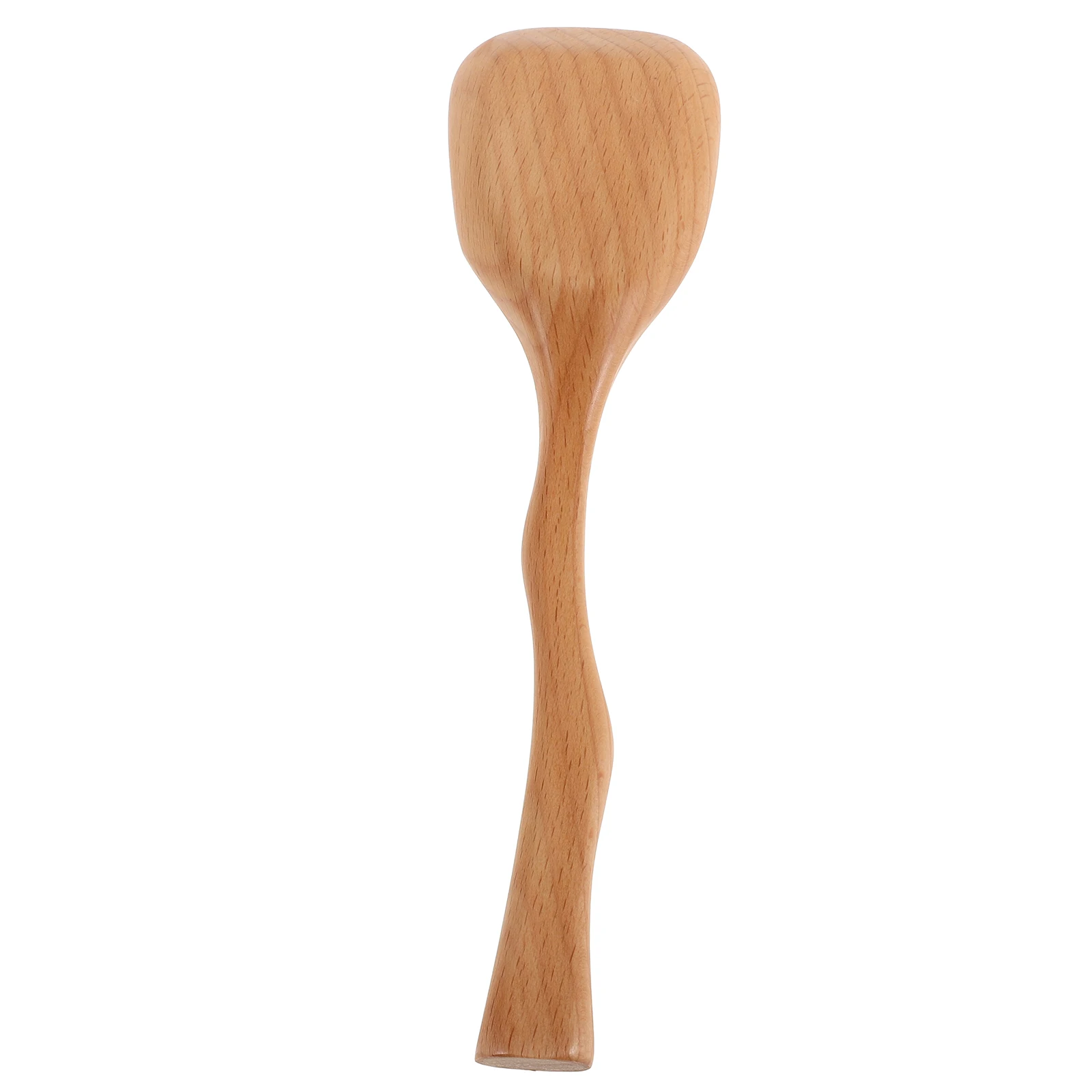 

1PC Wooden Spoon Large Soup Rice Cooker Spoon Ladle Standing Bamboo Scoop for Serving Stirring Kitchen Utensils