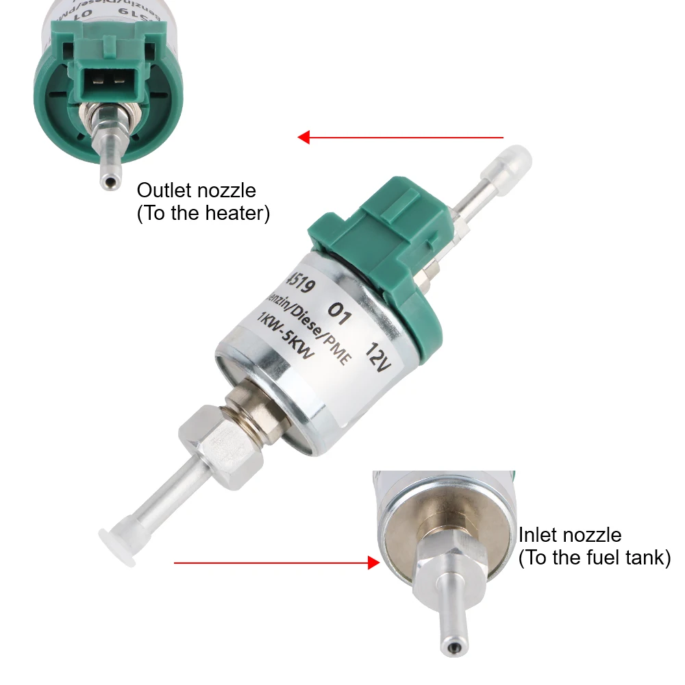 Car Air Diesel Oil Fuel Pump for Eberspacher 12V 1KW-5KW Air Parking Heater Electric Heater Oil Fuel Pump Universal Heater