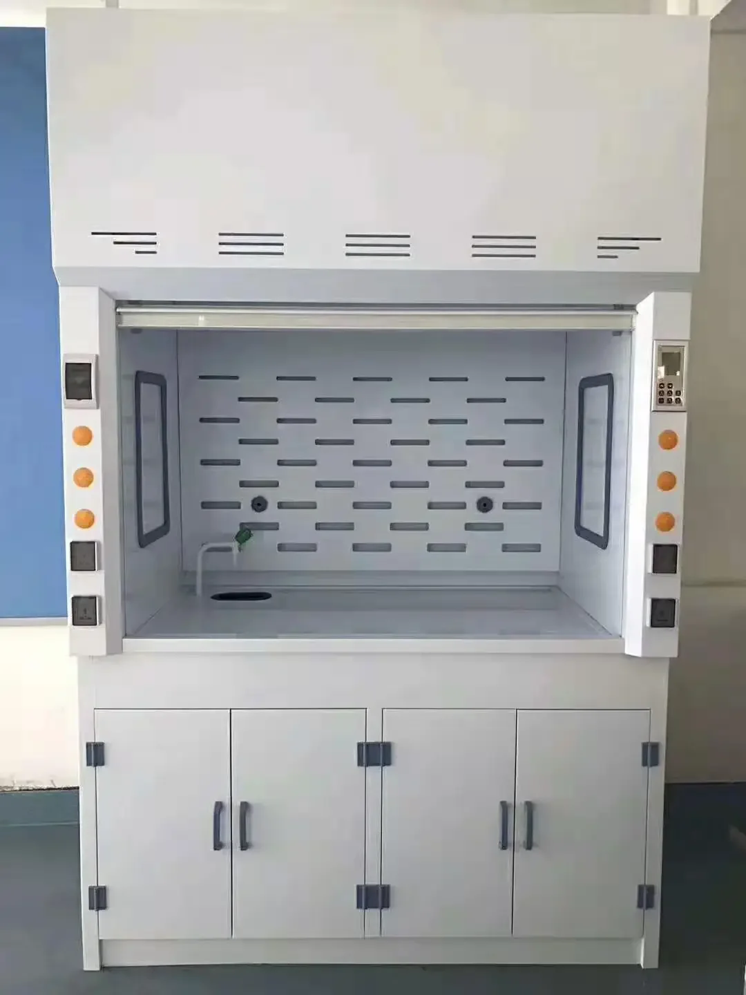 Fume Hood PP Stainless Steel Anti-corrosive Jewelry Pickling Laboratory Using