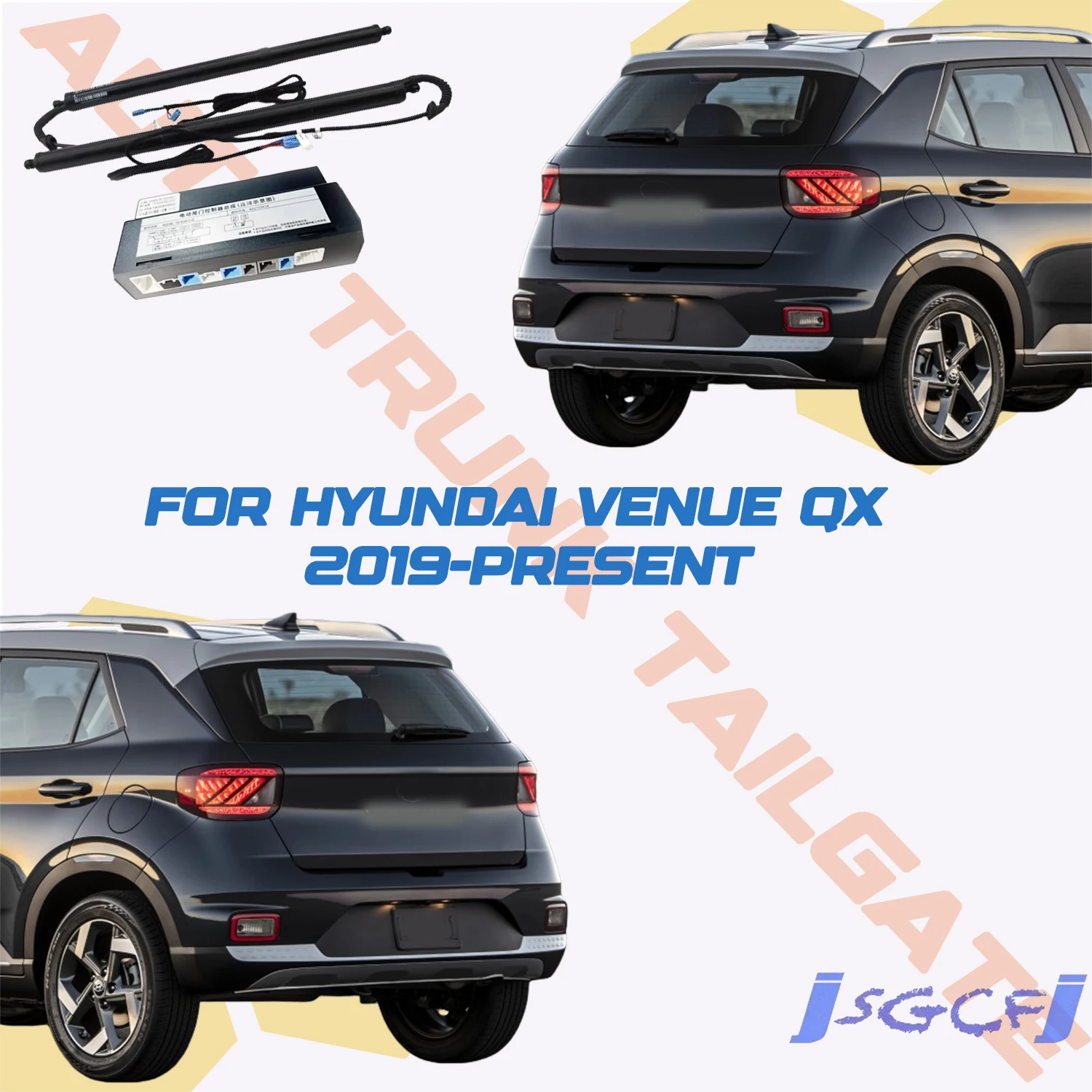 For Hyundai Venue QX 2019-present Car Power Trunk Lift Electric Hatch Tailgate Tail Gate Strut Auto Rear Door Actuator