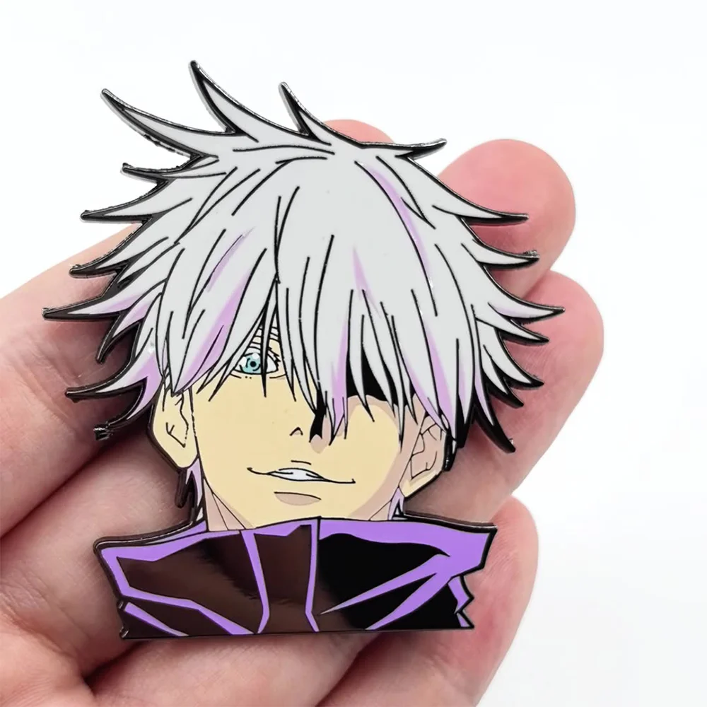 Manga Anime Enamel Pin Brooches For Women Lapel Pins Badge on Backpack Costume Accessories Gojo Jewelry Gifts for Friends