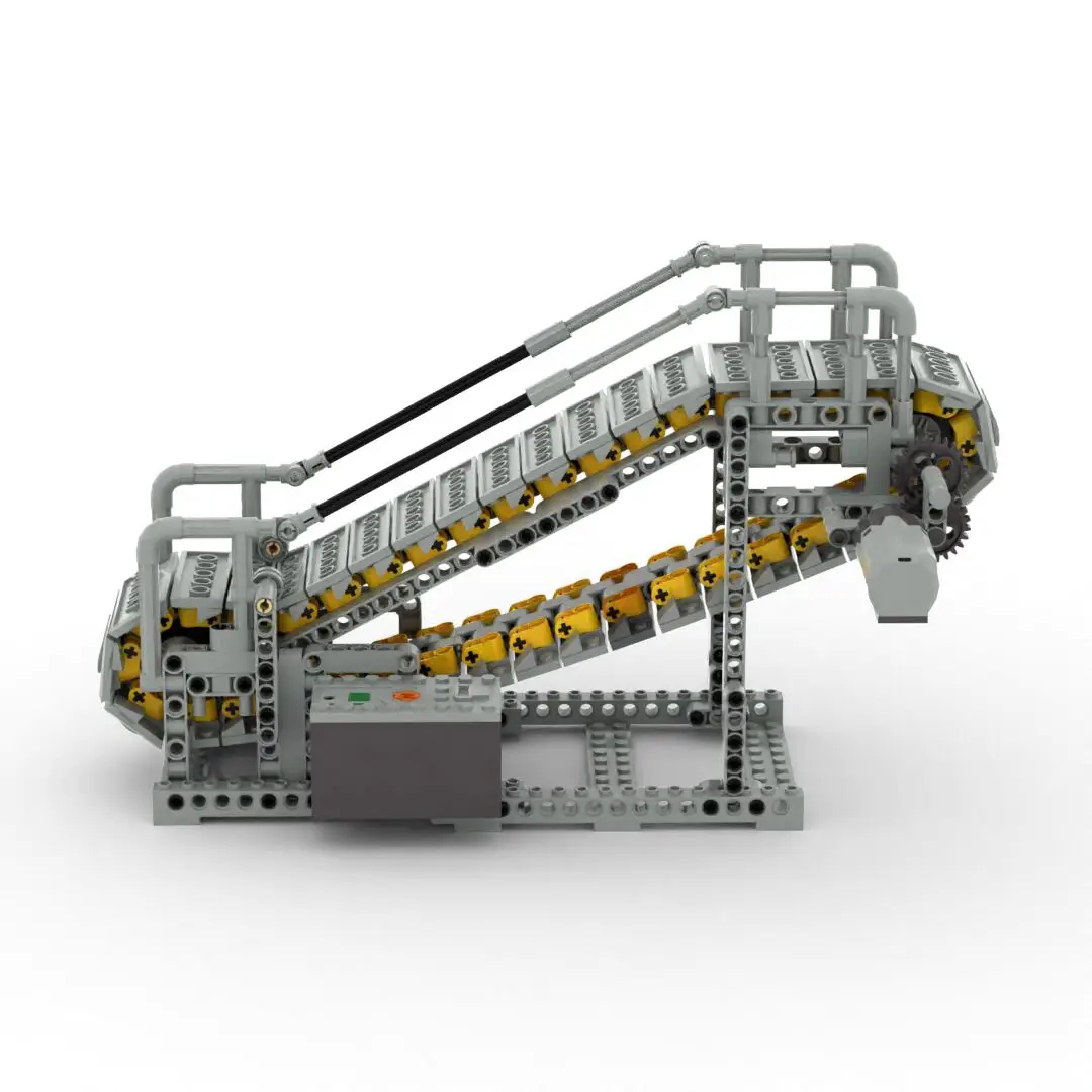 السلالم المتحركة الكهربائية نموذج لغز ثلاثي الأبعاد